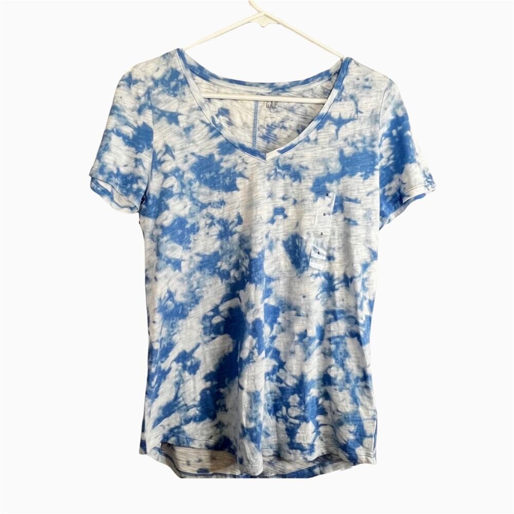 Gap Womens Easy Fit Short Sleeve V Front Sz S